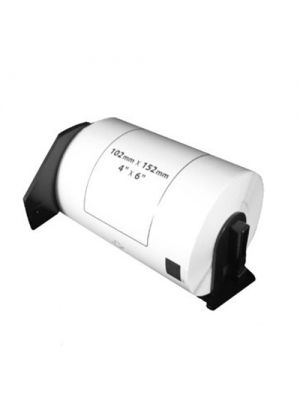 Brother DK1241 Large Shipping Die-Cut Labels 4 in x 6 in (102 mm x 152 mm) 200 Labels Per Roll Compatible