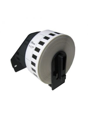 Brother DK2210 Medium Width Tape Continuous Labels 1.1 in x 100 ft. ( 29mm x 30.4m ),Compatible 