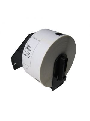 Brother DK1208 Large Address Paper Die-Cut Label 1.4 in x 3.5 in (38 mm x 90.3 mm) 400 Labels Per Roll, Compatible