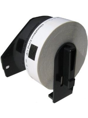 Brother DK1204 Large Multi-Purpose Die-Cut Labels 0.66 in x 2.1 in (17 mm x 54.3 mm)  400 Labels Per Roll,  Compatible