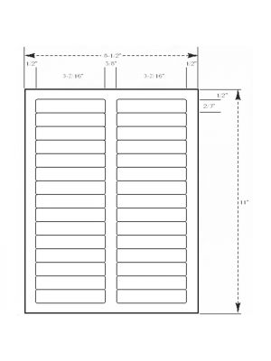 Letter Size Laser Label Sheets