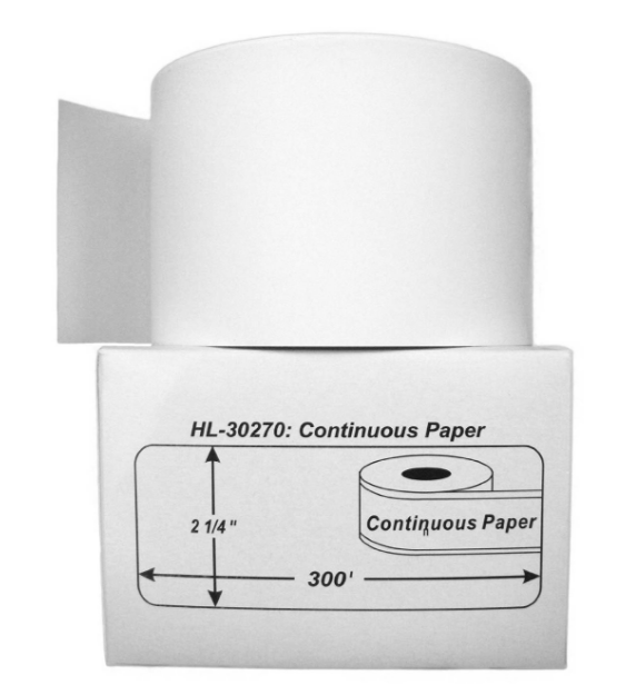 Dymo 30270 Compatible 300' POS Printer Receipt Paper Twin Turbo 400 450 8 Rolls 