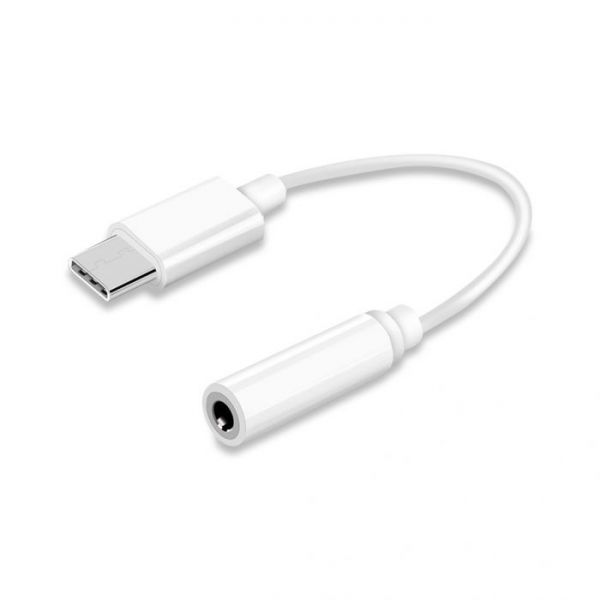 Usb 3 1 Type C Usb C Male To 3 5 Aux Audio Female Adapter White