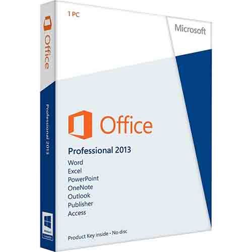 Missing cling Albany Microsoft Office Professional 2013 English Medialess