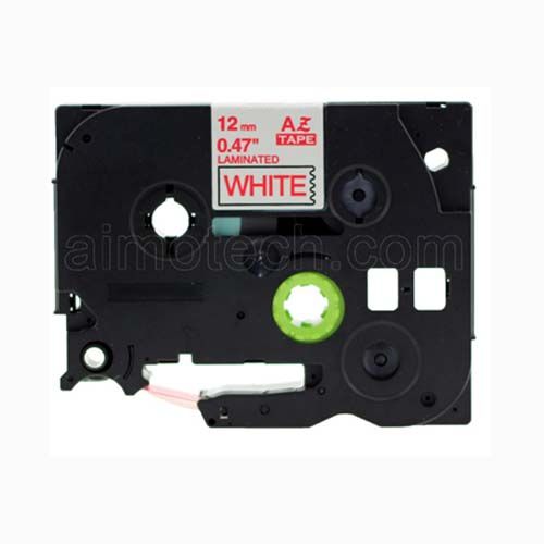TZ-445 White on Red Label Tape 18mm 8m Compatible for Brother P-touch TZe-445