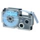Casio XR-12BU Label Tape, 12mm, Black On Blue, 1/Pack, Compatible 