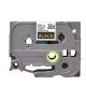 Brother TZe354 24mm , Length of 8M Gold on Black P-Touch Label Tape, Compatible