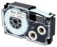 Casio XR-12WE Label Tape, 12mm, Black On White, 1/Pack, Compatible 