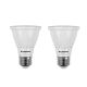 Luminus LED PAR20 7W 500 Lumens 3000K Dimmable Bright White Light Bulb 1 PACK (2 bulbs)