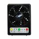 GT827B Pocket Mini USB Fan Powered by Rechargeable Battery Power Bank LED Lamp Clip Mini Fan Kids, Travel, Camping, Black
