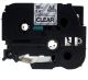 Brother TZe-161 Length of 8M, P-touch Label Tape, 36mm (1.5 Inch) Black on Clear ,Compatible
