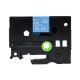 Brother TZe-525 9mm (0.375 Inch), Length of 8M, White on Blue Compatible Label Tape