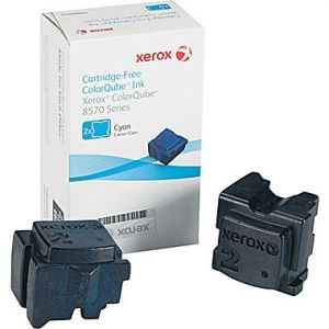 Xerox ColorQube 8570 OEM Cyan (2 Pack) 108R00926 / 108R926 Solid Ink ColorStix Cartridge