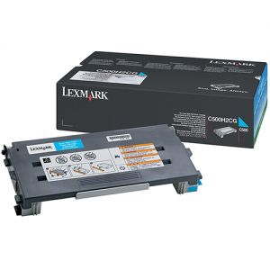 Lexmark C500H2CG Original Cyan Toner Cartridge for C500n / X500n / X502n
