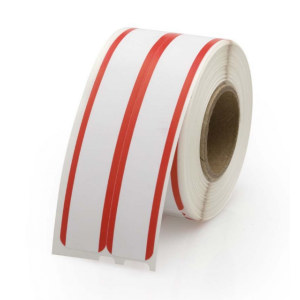 Dymo 30276 LabelWriter File Labels w/Red Stripe 2-up Labels 9/16 Inch x 3-7/16 Inch, White, 260 Labels, Compatible 