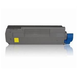 Okidata C6000, C6050 Premium Compatible Toner Cartridge ( 43324466 Yellow)