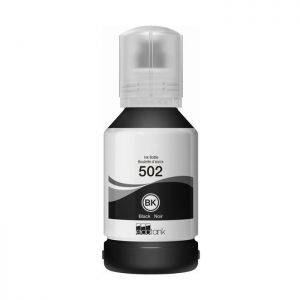 Epson T502120 Black Ink Bottle T502 for ET-2700, 3700, 4750, Compatible 