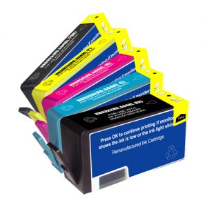 HP 564XL Compatible Ink Cartridge 5-Color Combo Set BK/C/M/Y/PBK