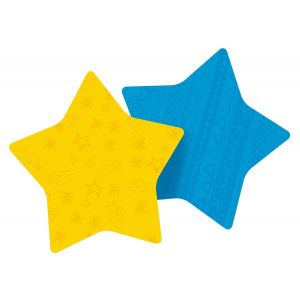 Post-it Super Sticky Notes, 2.9 in x 2.8 in, Star Shape, Bright Colors, 2-Pads/Pack