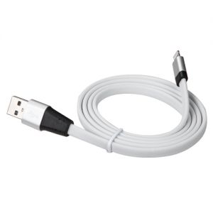 MYBAT White 8-pin Data Cable(1 Mtr) (with Aluminium Alloy Connector)