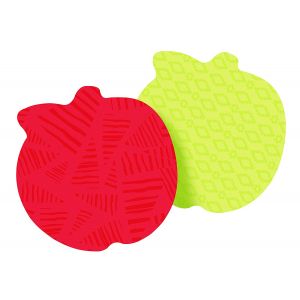 Post-it Super Sticky Notes, 2.9 in x 2.8 in, Apple Shape, Bright Colors, 2-Pads/Pack