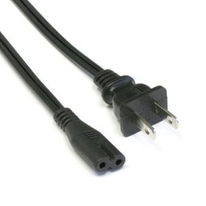 6Ft 2pin Laptop PowerCode Cable