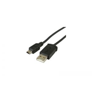 6ft USB 2.0 A Male to Mini USB Cable (Gold Plated)