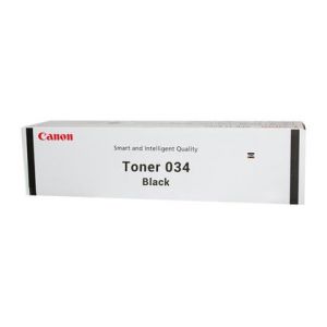 Canon 034 Original Black Toner Cartridge, 9454B001, OEM