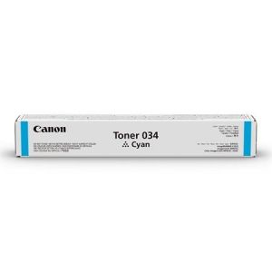 Canon 034 Original Cyan Toner Cartridge, 9453B001, OEM