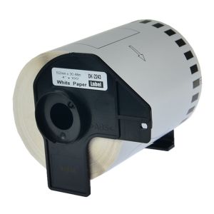 Brother DK2243 Wide Tape Continuous Labels 4 in x 100 ft  ( 101mm x 30.4m ) Compatible