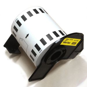 Brother DK-2606 Continuous Length Film Yellow Label Roll  2.4 in x 50 ft ( 62 mm x 15.2 m ) , Compatible