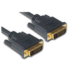 10ft 24AWG CL2 Dual Link DVI-D Cable - Black
