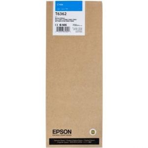 Epson T636200 Original ULTRACHROME HDR Cyan Ink Cartridge