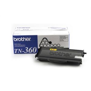 Brother TN360BK OEM Black Toner Cartridge,High Yield
