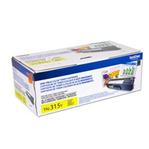 Brother TN315Y OEM Yellow Toner Cartridge High Yield