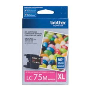 Brother LC75M OEM Magenta Ink Cartridge,High Yield