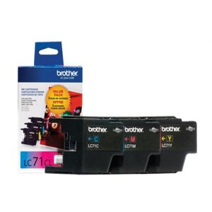 Brother LC713PKS OEM Color INK CARTRIDGE - Color ( 3 PACKS C/M/Y )