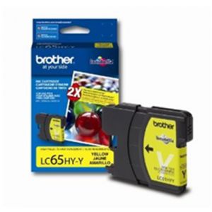 Brother LC65HYY OEM Yellow Ink Cartridge,High Yield