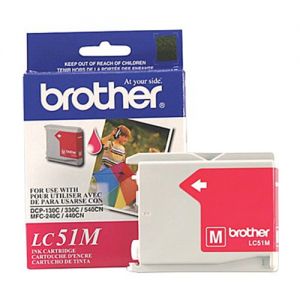 Brother LC51M OEM Magenta Ink Cartridge