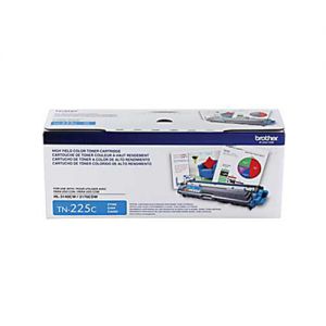 Brother TN225C OEM Cyan Toner Cartridge,High Yield
