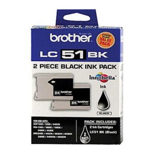 Brother LC512PKS OEM Black INK CARTRIDGE ( Twin Packs )
