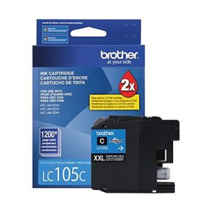 Brother LC105CS OEM Cyan Ink Cartridge  Super High Yield