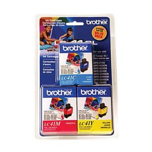 Brother LC413PKS OEM Cyan Magenta Yellow Ink Cartridge