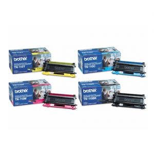 Brother TN115  OEM BK/C/M/Y Toner Cartridge Combo set,High Yield