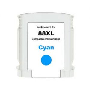 HP C9391AN Cyan Compatible Ink Cartridge High Yield (HP 88XL)