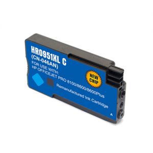 HP CN046AN Cyan Compatible Ink Cartridge High Yield, HP 951XL