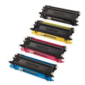 Brother TN110  OEM BK/C/M/Y Toner Cartridge Combo set