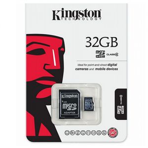 Kingston Class 4 32G MicroSD Memory Card