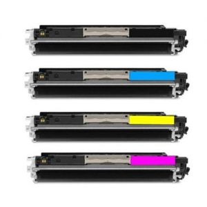 HP 130A Toner Cartridge 4 Color Set, CF350A/CF351A/CF352A/CF353A
