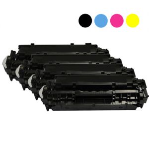 HP 312A Compatible Toner Cartridge 4 Color Combo Set CF380A / CF381A / CF382A / CF383A